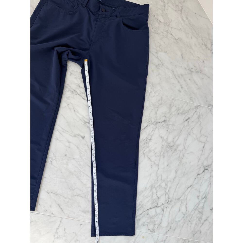 Peter Millar Crown Crafted Performance 5 Pocket Pants 35x30 Navy - Picture 3 of 8